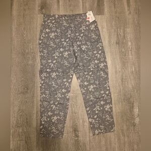 GAP Gray Floral Chinos